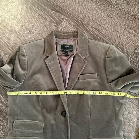 J. Crew Velour Schoolboy Blazer Tall - Picture 8 of 9